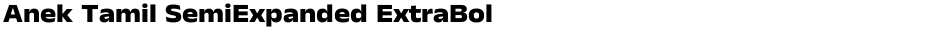 Anek Tamil SemiExpanded ExtraBoldDemo