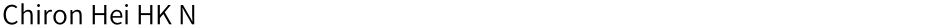 Chiron Hei HK NDemo
