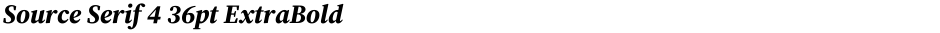 Source Serif 4 36pt ExtraBoldDemo