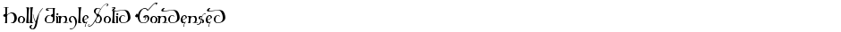 Holly Jingle Solid CondensedDemo