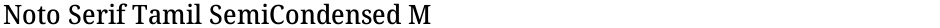 Noto Serif Tamil SemiCondensed MediumDemo