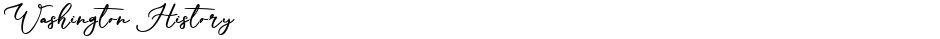 Washington HistoryDemo