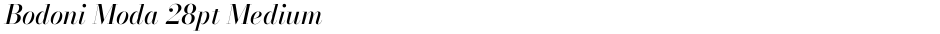 Bodoni Moda 28pt MediumDemo