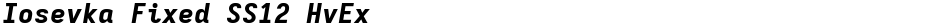 Iosevka Fixed SS12 HvExDemo
