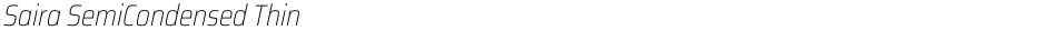 Saira SemiCondensed ThinDemo