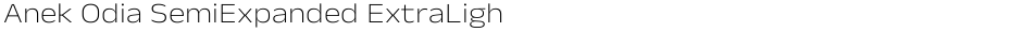 Anek Odia SemiExpanded ExtraLightDemo