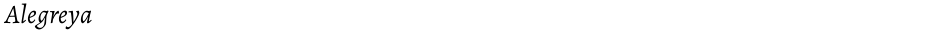 AlegreyaDemo