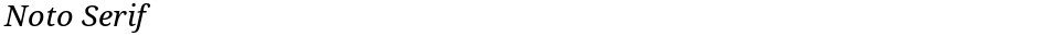Noto SerifDemo