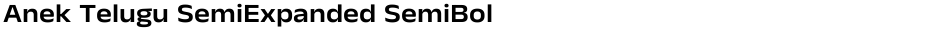 Anek Telugu SemiExpanded SemiBoldDemo