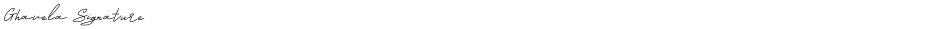 Ghavela SignatureDemo