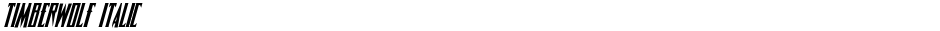 Timberwolf ItalicDemo