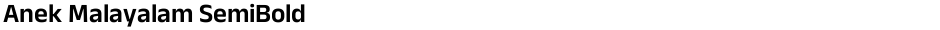 Anek Malayalam SemiBoldDemo