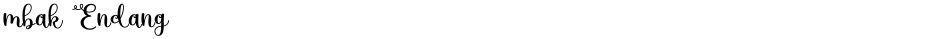 mbak EndangDemo