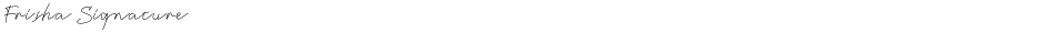 Frisha SignatureDemo