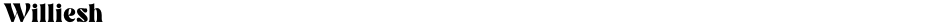 WillieshDemo