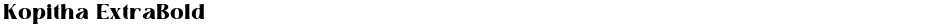 Kopitha ExtraBoldDemo