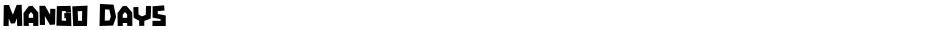 Mango DaysDemo