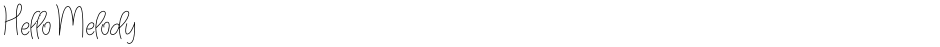 Hello MelodyDemo