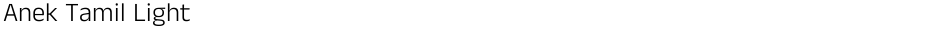 Anek Tamil LightDemo