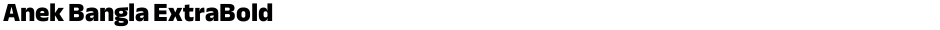 Anek Bangla ExtraBoldDemo