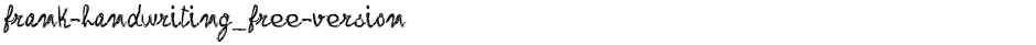 frank-handwriting_free-versionDemo