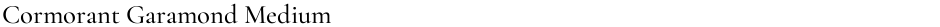 Cormorant Garamond MediumDemo