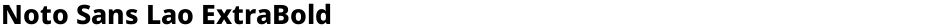 Noto Sans Lao ExtraBoldDemo
