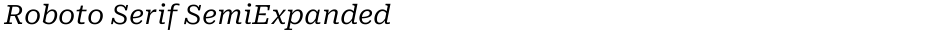 Roboto Serif SemiExpandedDemo