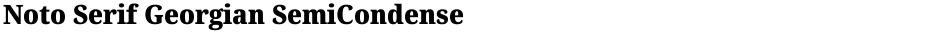 Noto Serif Georgian SemiCondensed BlackDemo