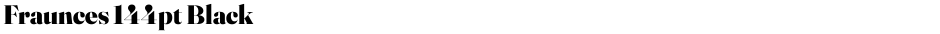 Fraunces 144pt BlackDemo
