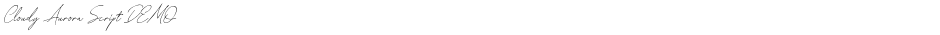 Cloudy Aurora Script DEMODemo
