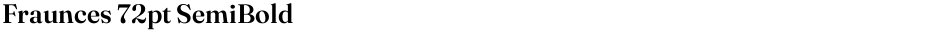 Fraunces 72pt SemiBoldDemo