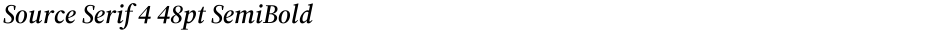 Source Serif 4 48pt SemiBoldDemo