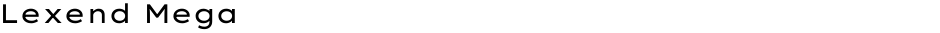 Lexend MegaDemo
