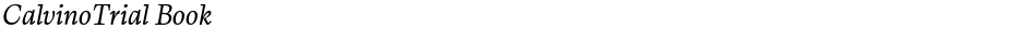 CalvinoTrial BookDemo