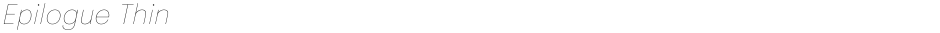 Epilogue ThinDemo