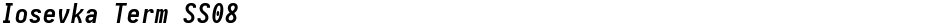 Iosevka Term SS08Demo