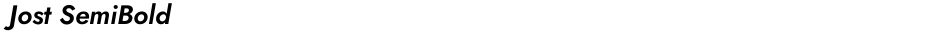 Jost SemiBoldDemo