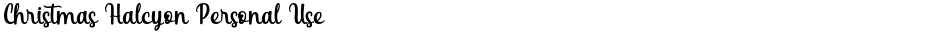 Christmas Halcyon Personal UseDemo