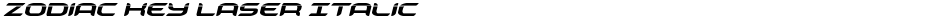 Zodiac Key Laser ItalicDemo