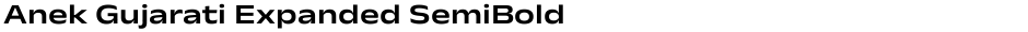 Anek Gujarati Expanded SemiBoldDemo