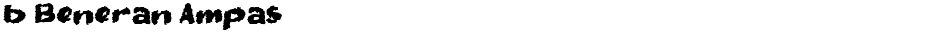b Beneran AmpasDemo