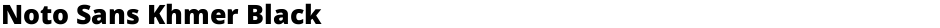 Noto Sans Khmer BlackDemo