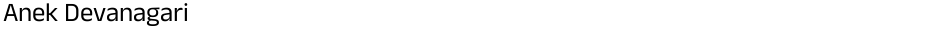 Anek DevanagariDemo