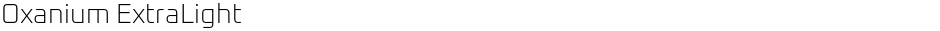 Oxanium ExtraLightDemo