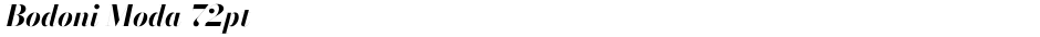 Bodoni Moda 72ptDemo