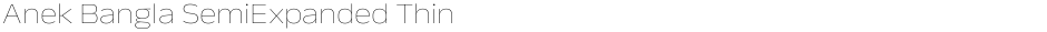 Anek Bangla SemiExpanded ThinDemo