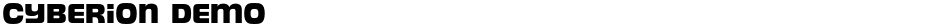 Cyberion DemoDemo