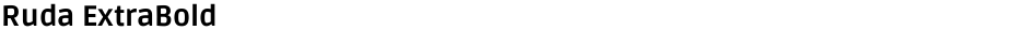 Ruda ExtraBoldDemo