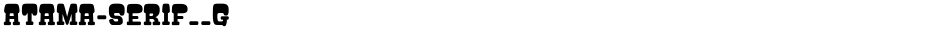 ATAMA-SERIF__GDemo